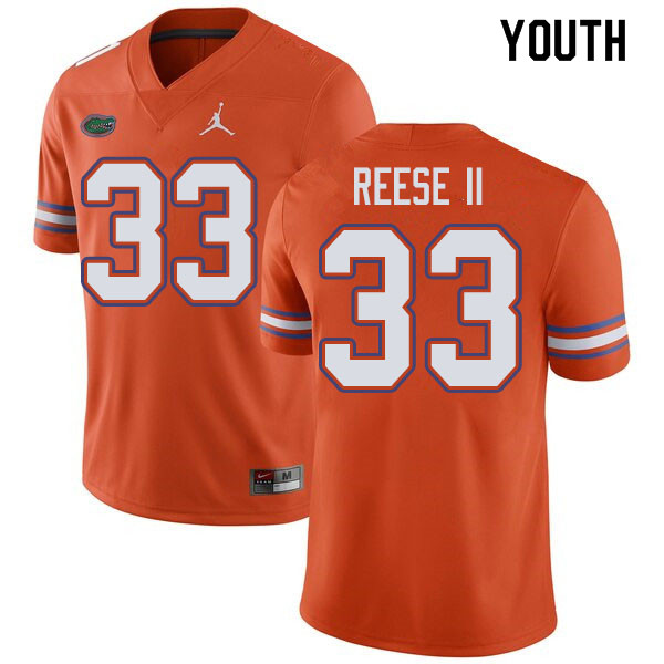 Jordan Brand Youth #33 David Reese II Florida Gators College Football Jerseys Sale-Orange